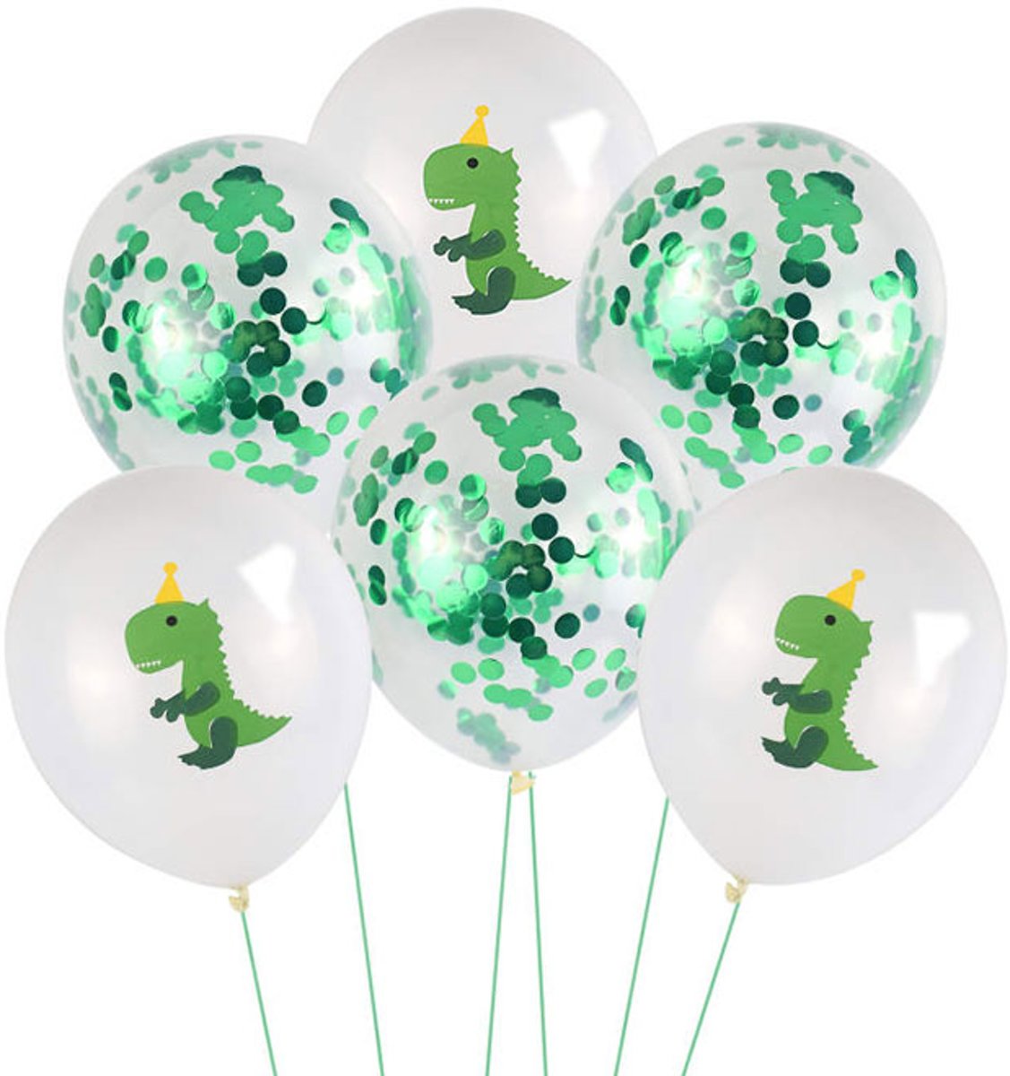 Set van 10 Dino Ballonnen | Kinderverjaardag en Decoratie